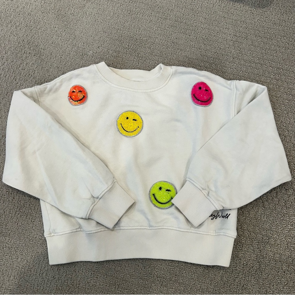 Zara x Smiley World Cropped Sweater